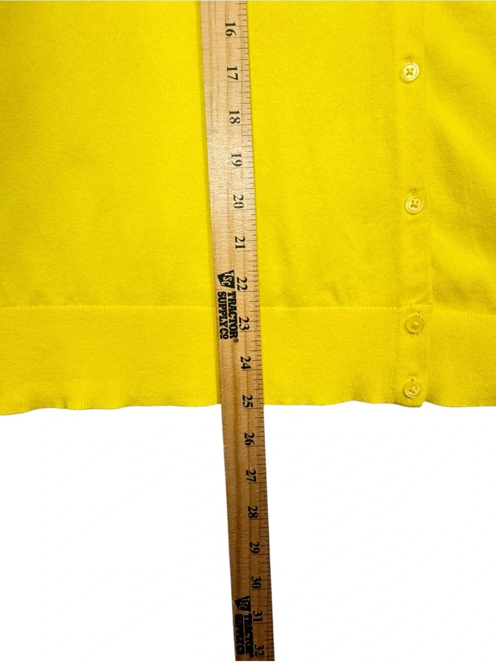 J. Crew Jackie Cotton Blend Cardigan Sweater Yellow 2X E8447